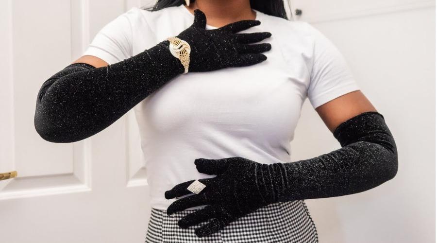 Shirt Cuff Length gloves for winter