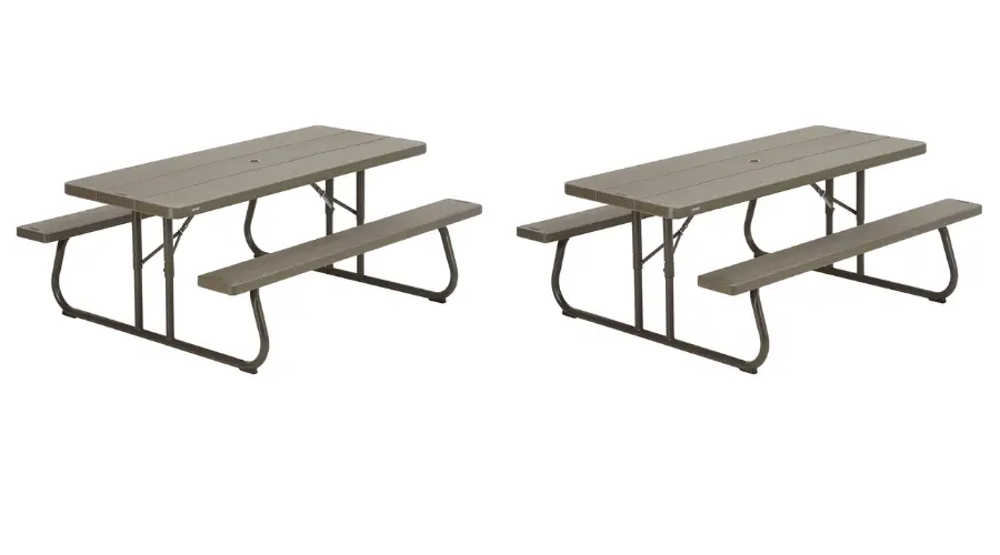 you can purchase this lifetime foot folding picnic table.