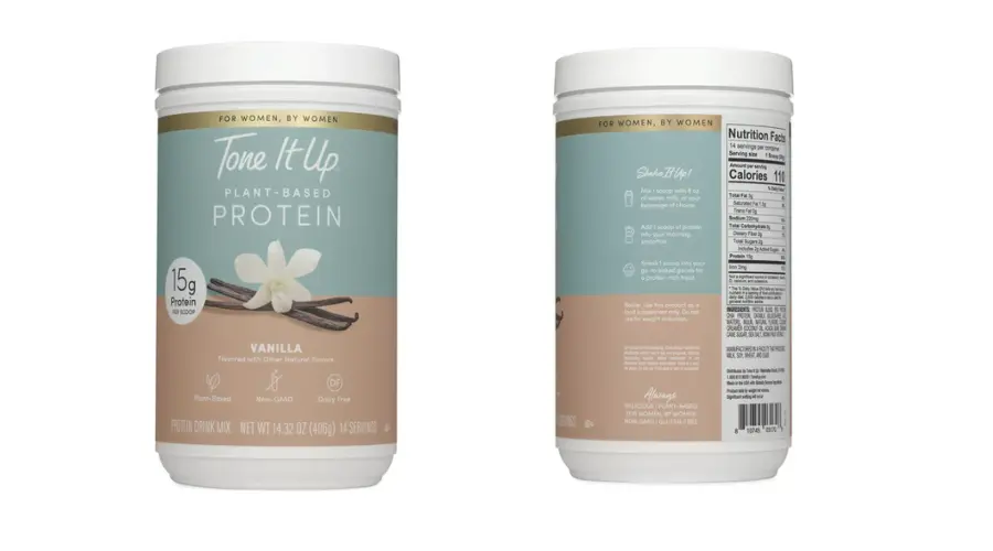 Tone It Up Plant Based Protein Powder