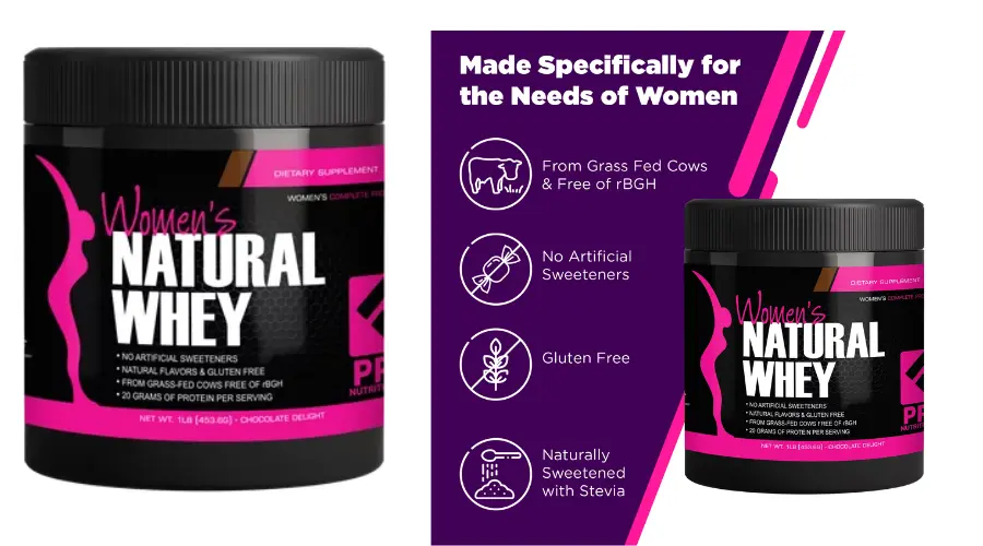 Women's Natural Whey Protein Powder