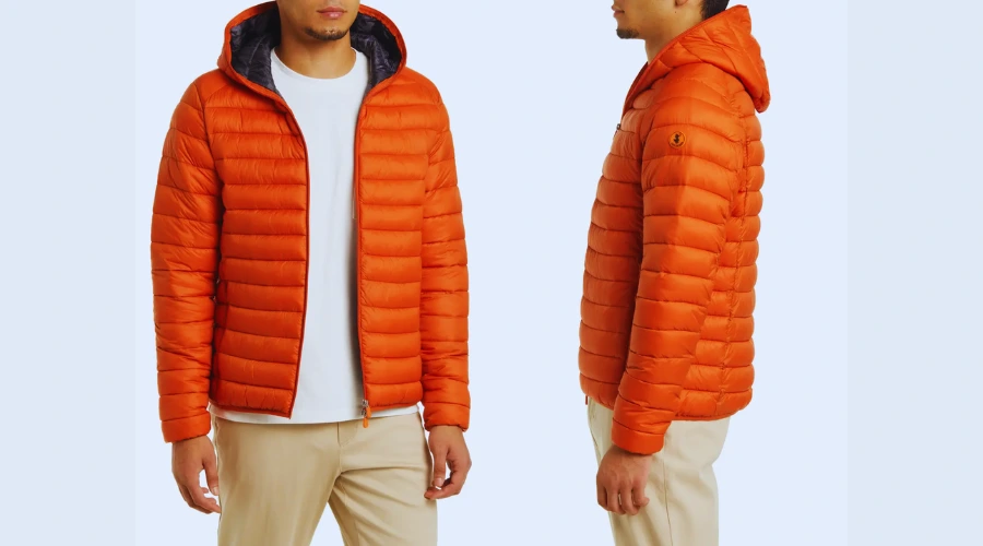  Men's Packable Light Down Puffer Hooded Jacket