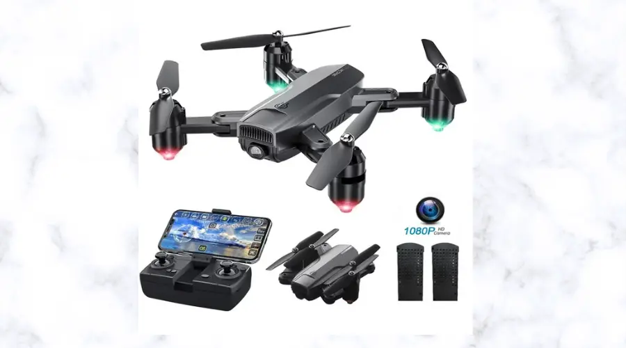 Dragon Touch DF01 Foldable Drone with 1080P HD Camera