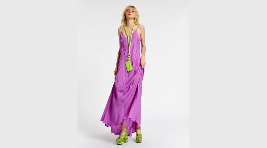 Essentiel Antwerp Purple slip dress