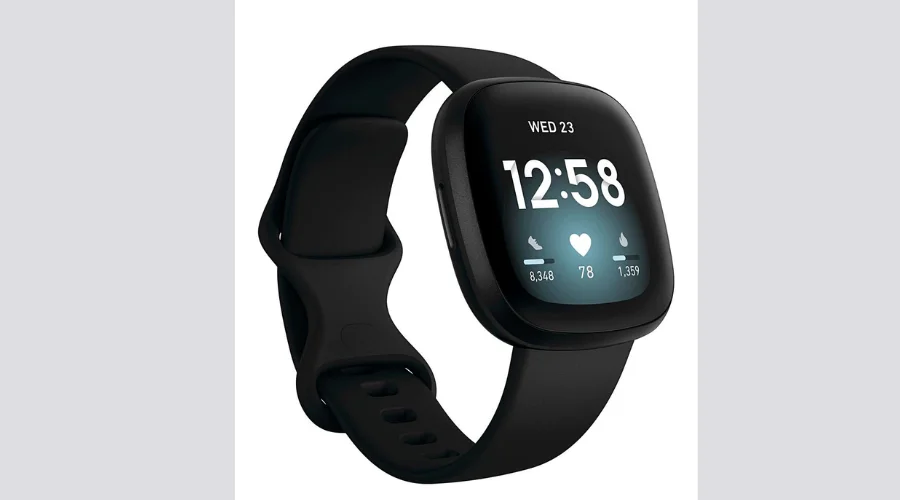 Fitbit Versa 3 Smartwatch – Schwarz  