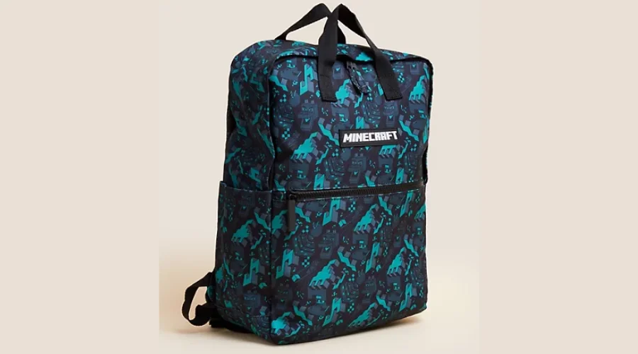 Kids’ Water Repellent Minecraft School Backpack