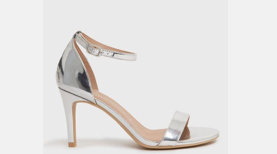 Rimini barely there block heeled sandals ex wide fit