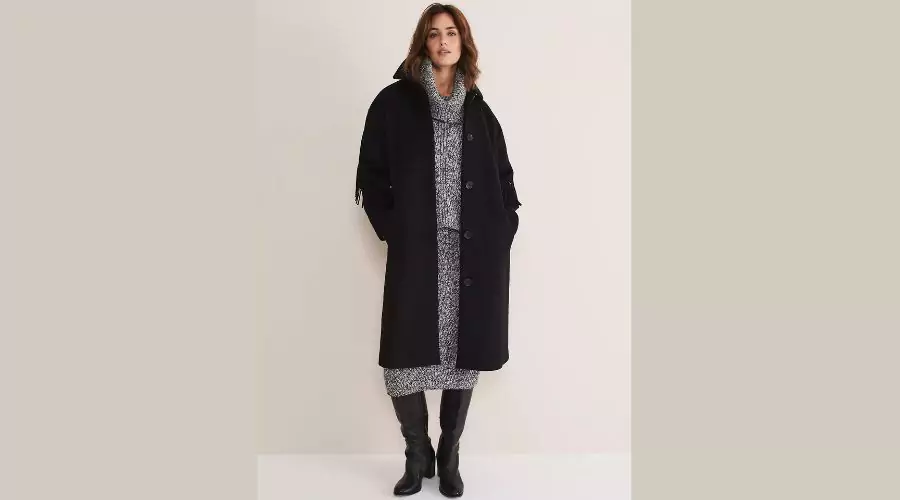 Wool Rich Single Breasted Overcoat