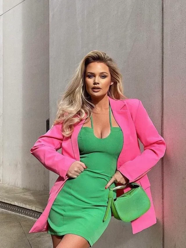 Bold and vibrant colors, including color-blocking, create eye-catching outfits