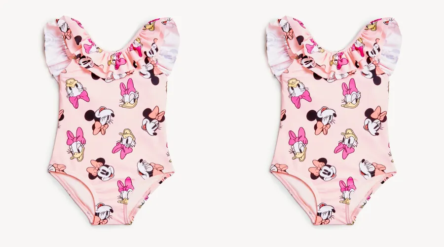 Minnie Mouse™ frill swimsuit (2-8 Yrs) | Oglooks