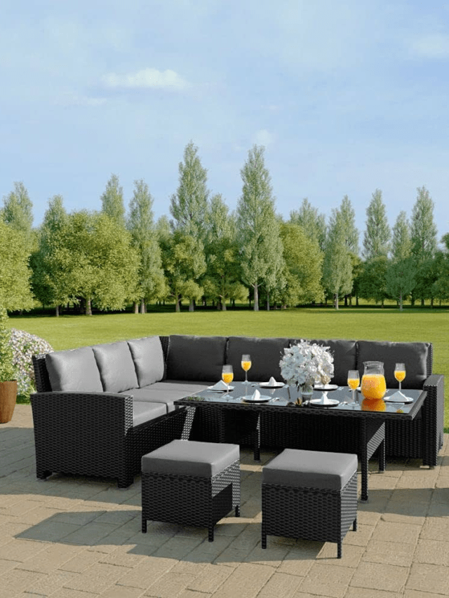 Garden Corner Seat Outdoor Seating for Relaxation