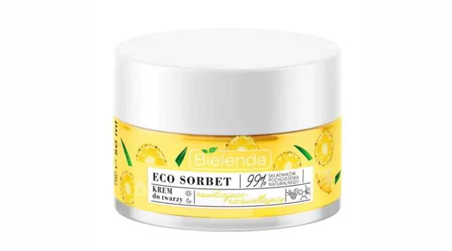 Bielenda eco sorbet moisturizing & brightening face cream