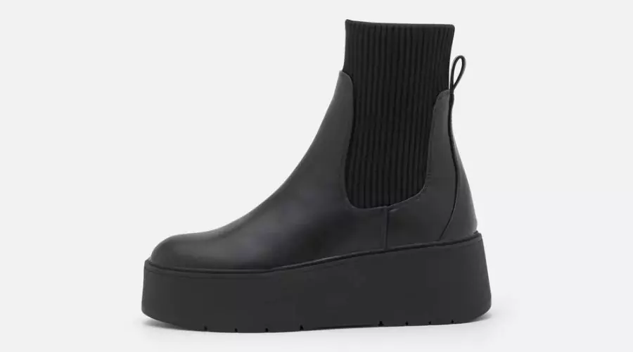 Even&Odd | Platform ankle boots - black