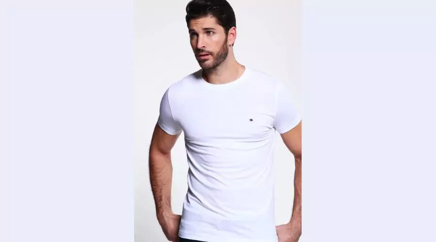 Tommy Jeans Slim CNeck - Basic T-shirt - white