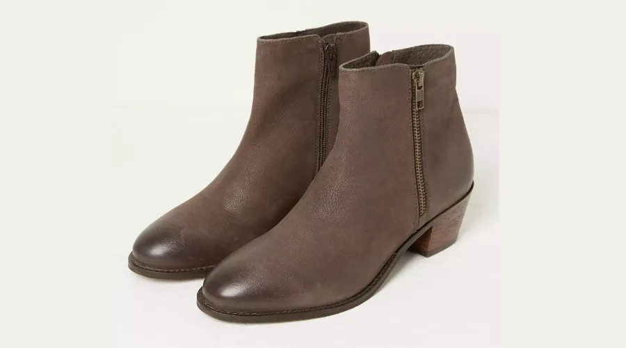 Betsy Zip Detail Ankle Boot
