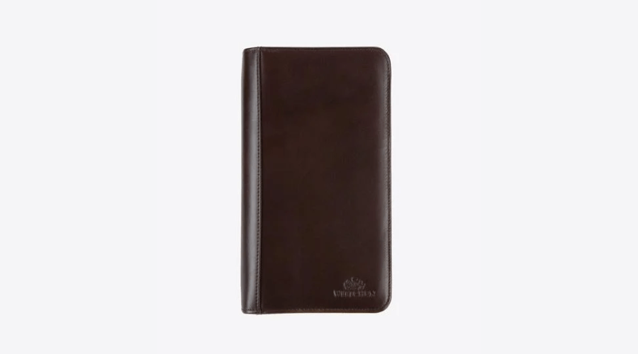 Classic Brown Leather Business Holder