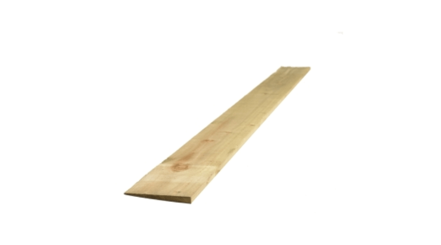 Green Treated Featheredge Fencing Board