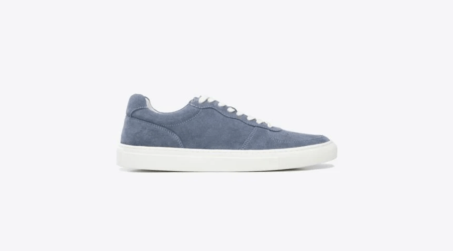 Men's Classic Blue Suede Sneakers