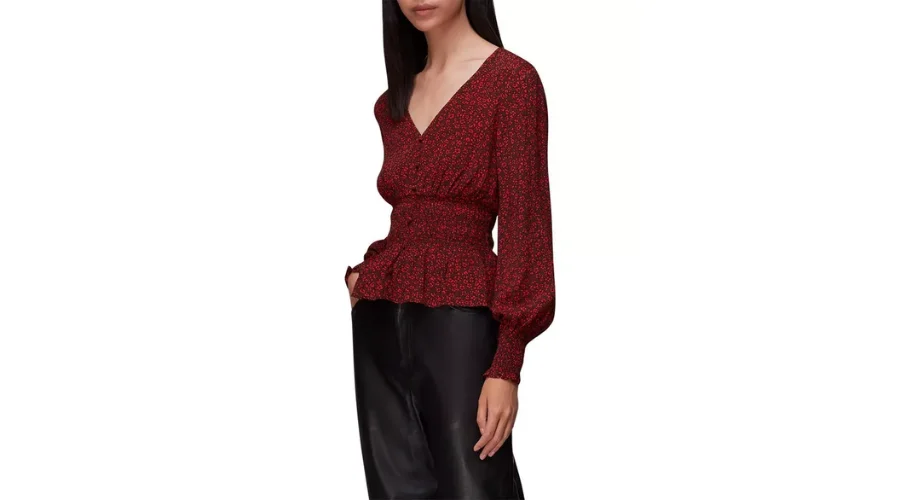 Pansy Dot Jenny Peplum Top | Oglooks