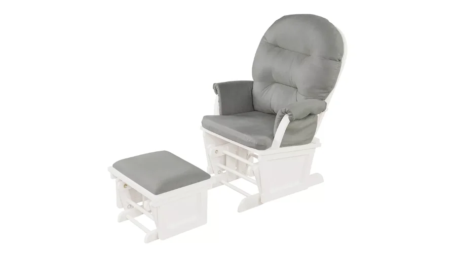 Tangku Ergonomic Rocking Chair Baby Nursery Chair Glider