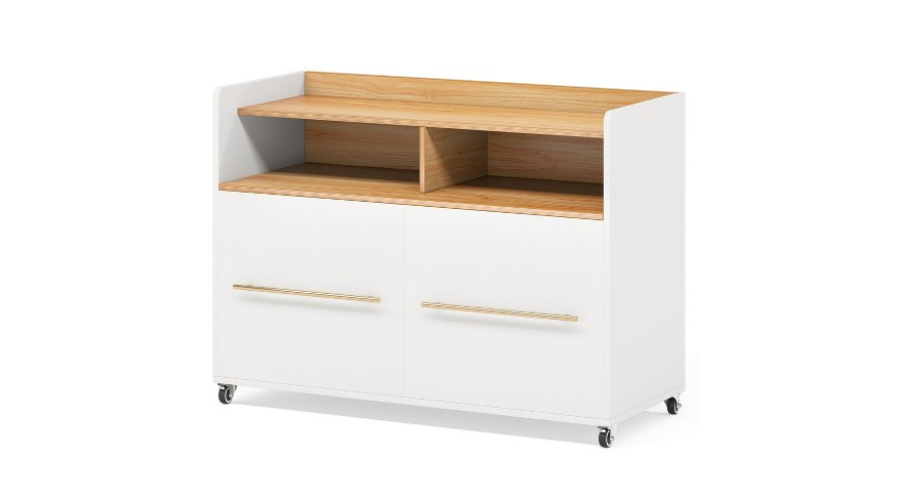 Tribesigns 2 Drawer File Cabinet Rolling Filing Cabinets | Oglooks