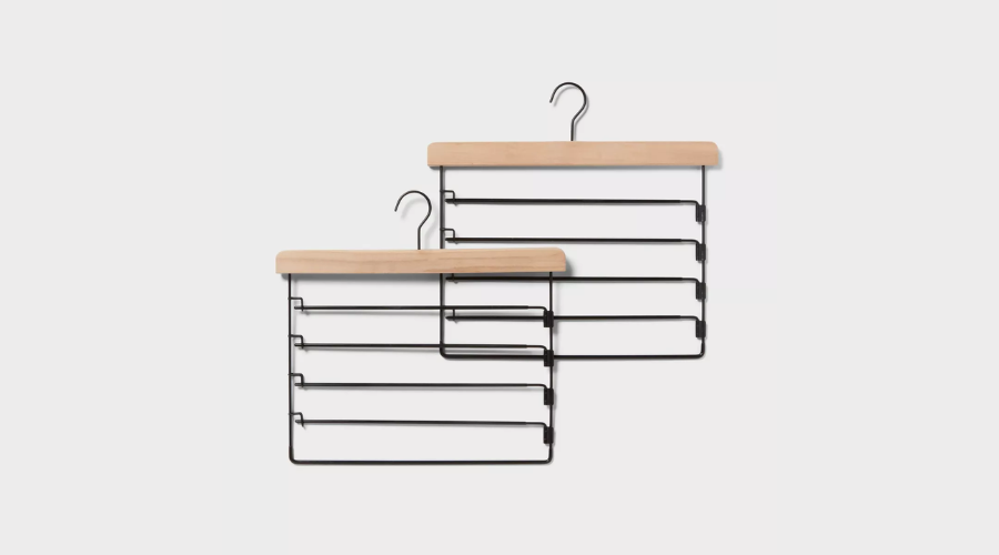 2pk 5 Tier Pant Hangers | Oglooks