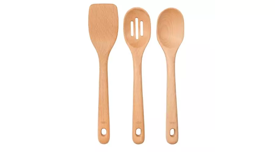 3Pc Wooden Spatula Utensil Set From OXO 