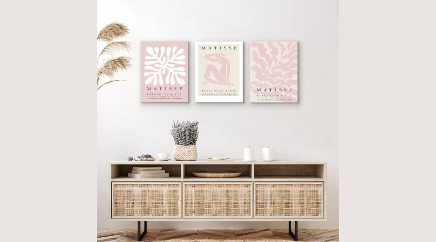 American Abstract Wall Art Set | Oglooks