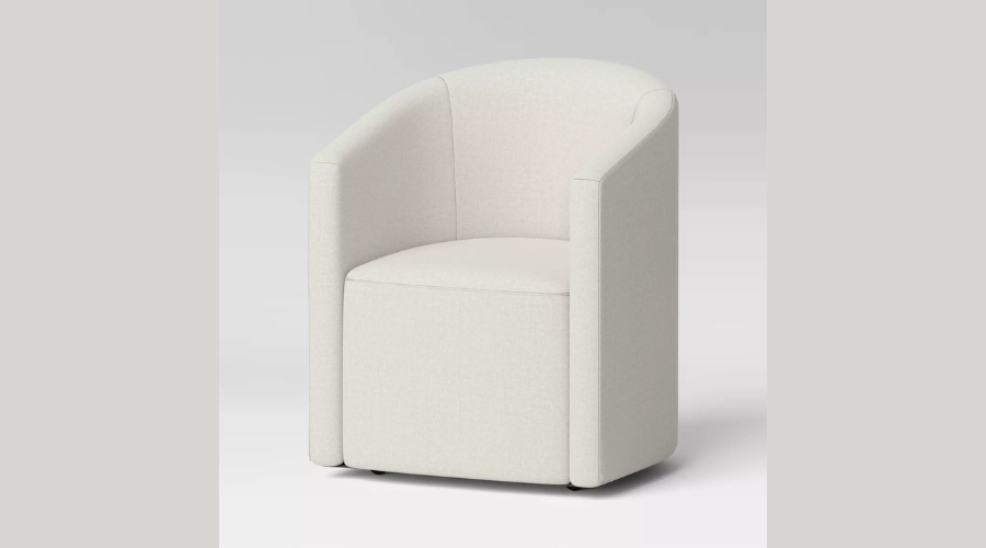 Aveline Barrell Dining Chair with Casters