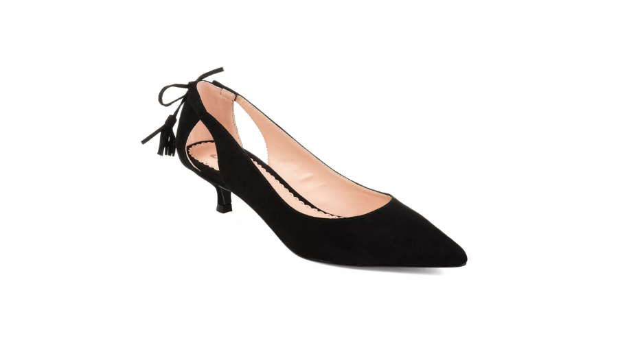 Bindi Pointed Toe Kitten Heel Pumps | Oglooks