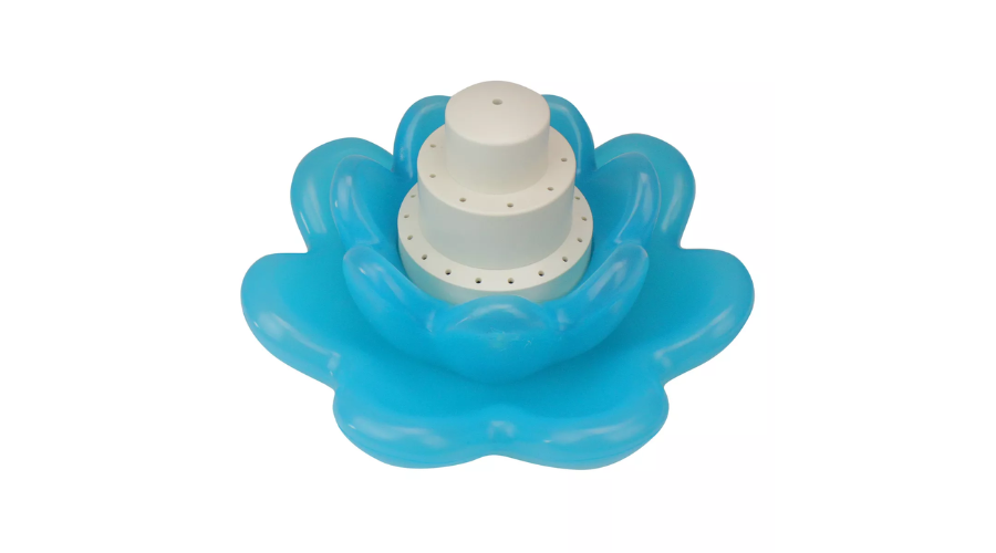 Blue Blossom Flower Water Fountain
