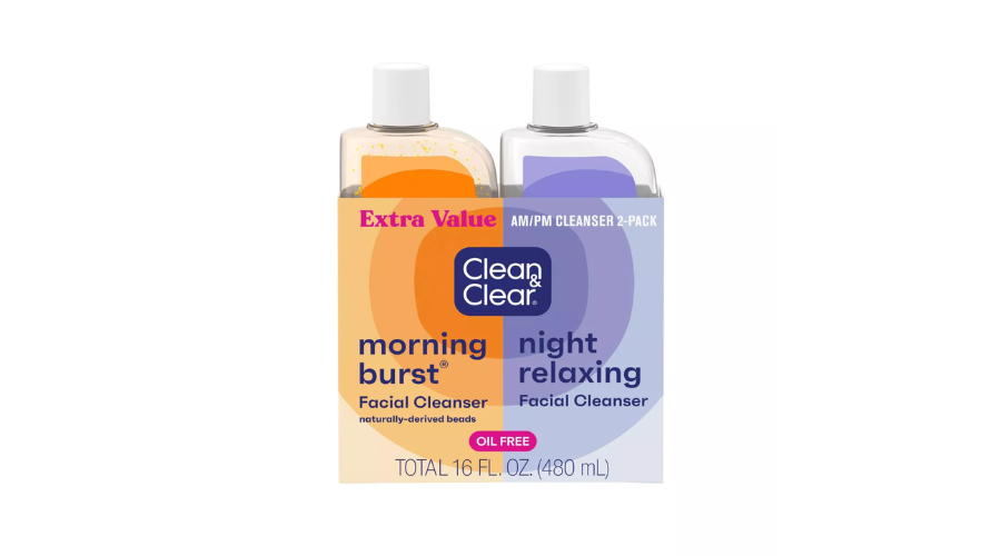 Clean & Clear Day & Night Face Wash, Oil-Free & Hypoallergenic | Oglooks