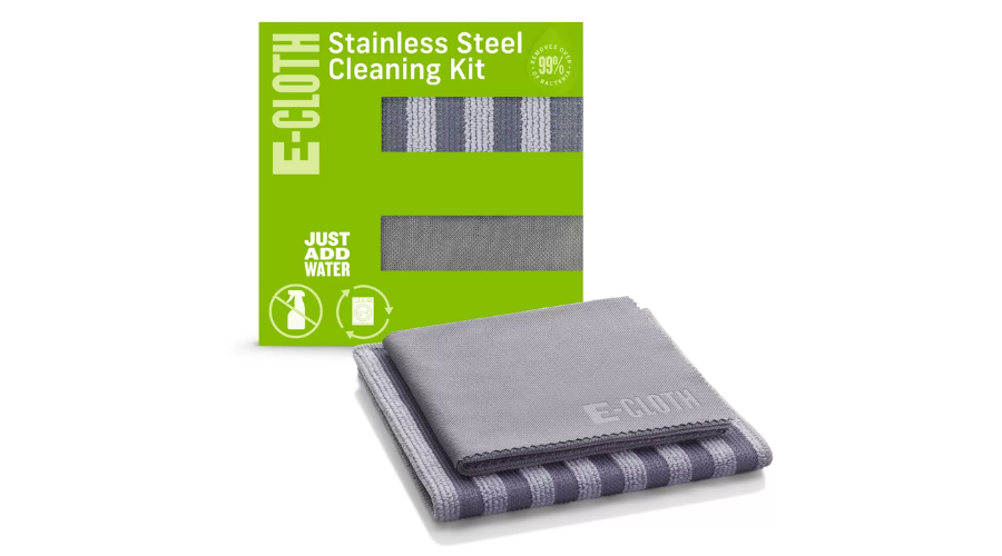 E-Cloth Stainless Steel Microfiber Cleaning Cloth Set