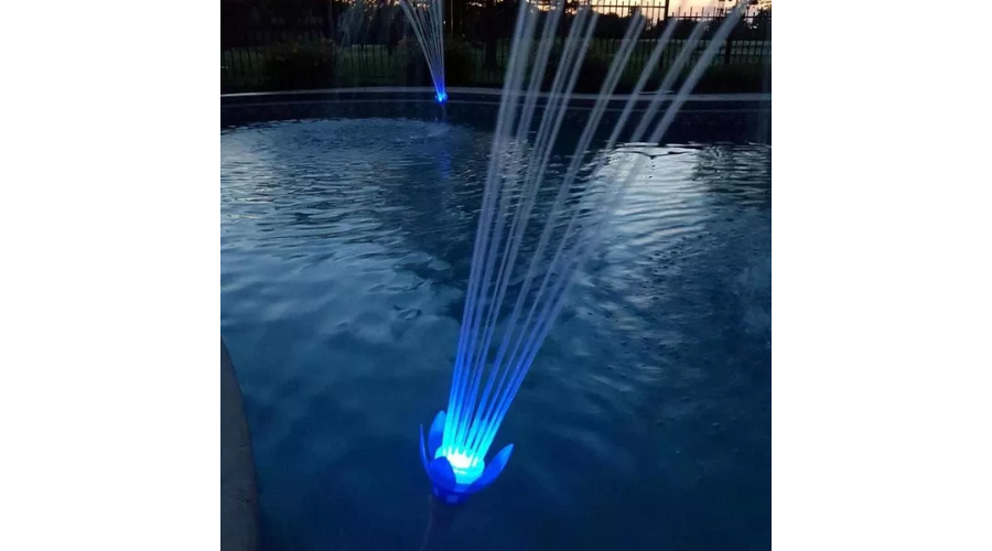 Fountain Multicolor LED Water Powered