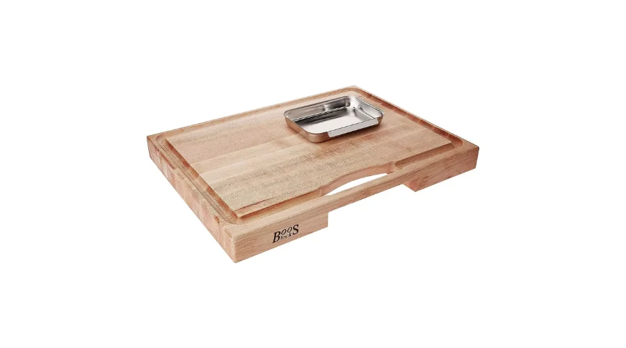 John Boos Newton Prep Master Maple Wood Cutting Board | Oglooks
