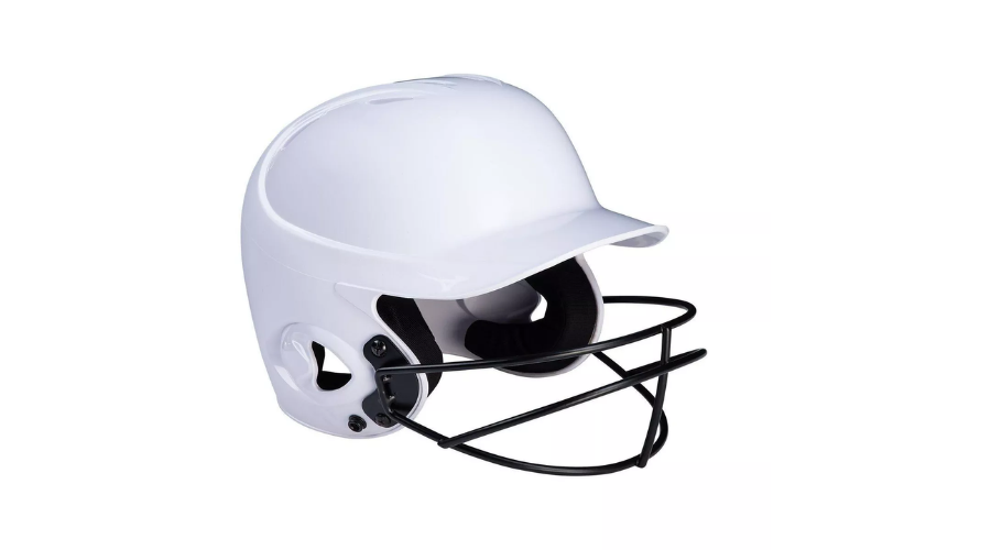 Mizuno Mvp Series Solid Youth Batting Helmet with Fastpitch Softball Mask