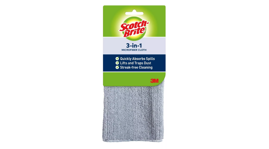 Scotch-Brite 3-in-1 Microfiber Cleaning Cloth