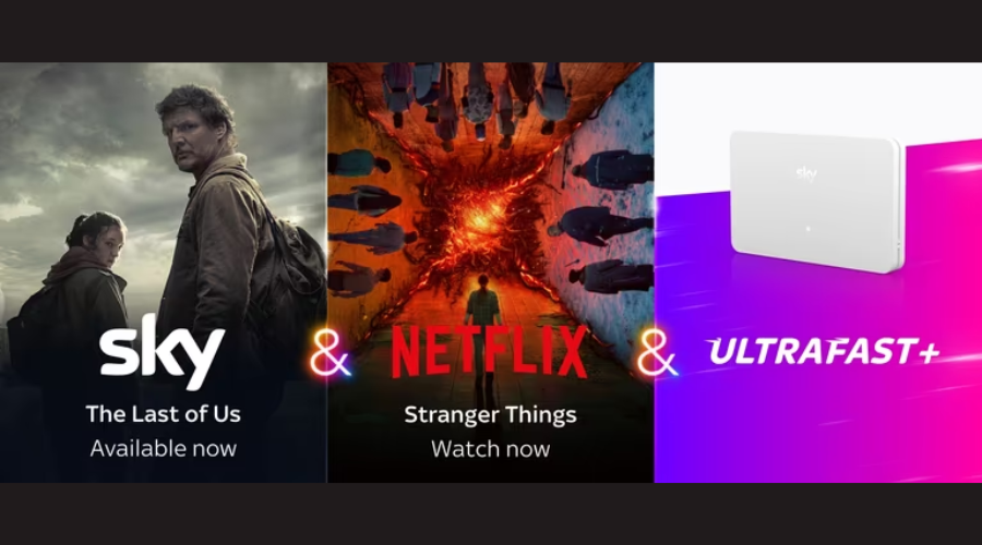 Sky Stream, Netflix & 1GB Ultrafast Max broadband