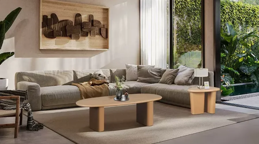 Wooden Side End Table 
