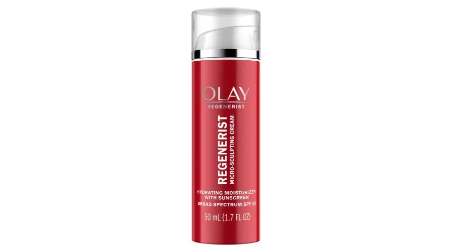 Olay Regenerist Micro-Sculpting Moisturizer with SPF 30 sunscreen broad spectrum 