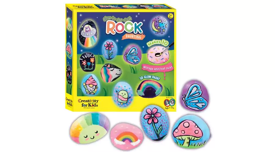 Rock Painting Kit That Glow In The Dark Creativity for Kids