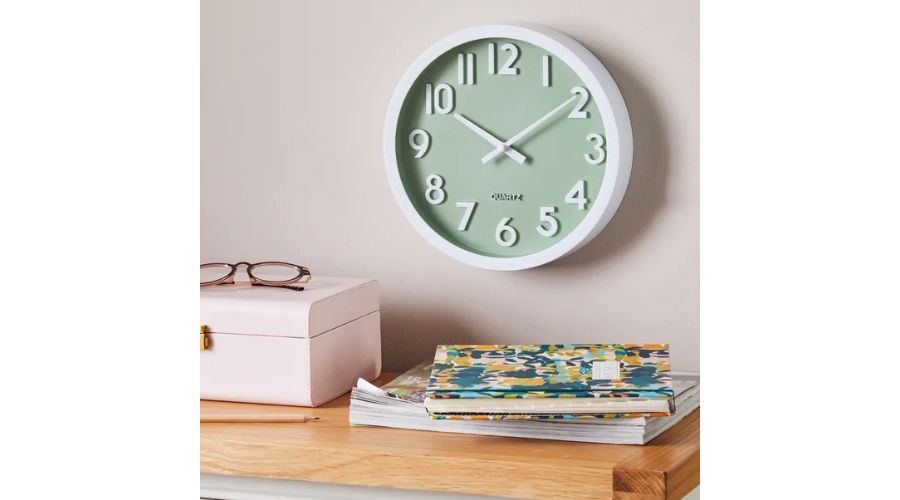 3D Numbers Wall Clock