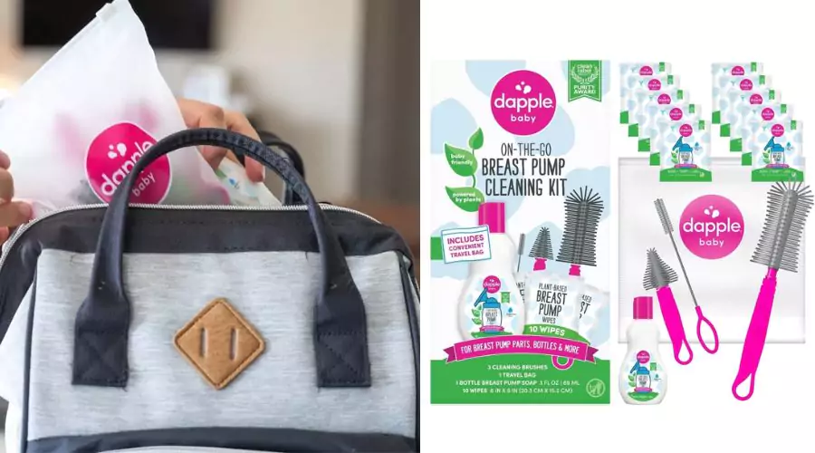 Dapple On the Go Breast Pump & Baby Bottle Cleaning Kit