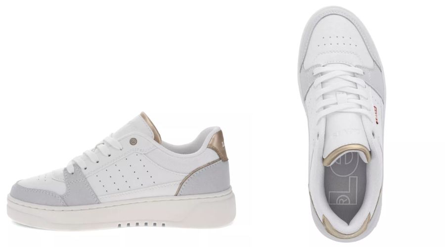 Levi's Womens Amelia Lo Synthetic Leather Casual Lace Up Sneaker Shoe