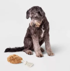 8.5 Chicken Drummie Dog Plush and Rope Toy - Boots & Barkley
