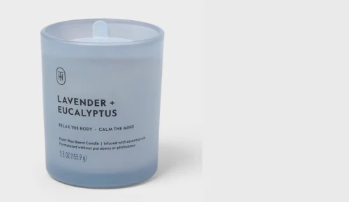 Glass Jar Candle – Threshold (Lavender + Eucalyptus, 5.5oz) (2)