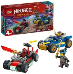 LEGO NINJAGO Rogue vs Drix Race Car Duel (3)