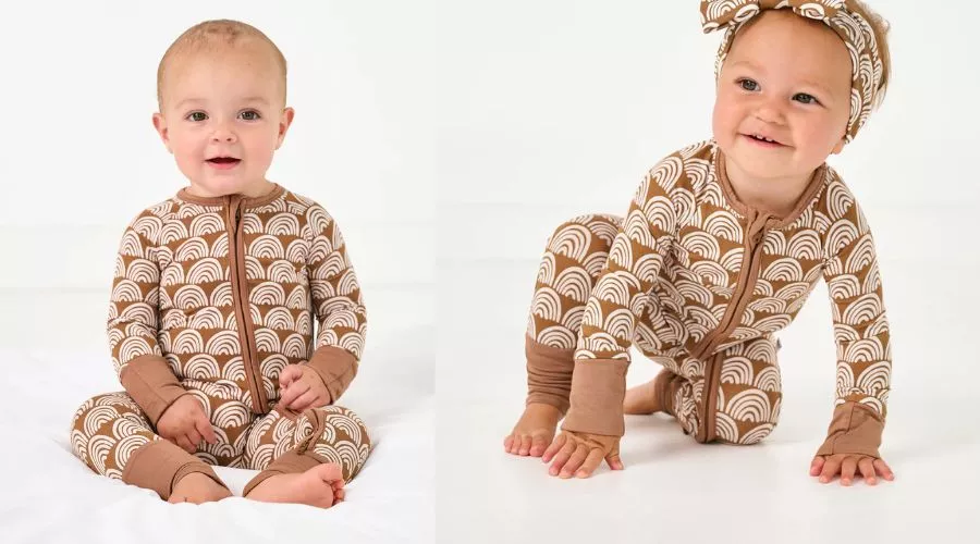 Rust Rainbows Bamboo Viscose Zippy