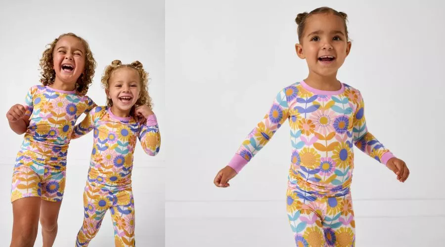 Petal Power Two-Piece Pajama Set
