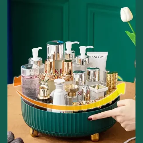 22CM Spinning Skincare Cosmetic Organizer All-purpose Material Storage_converted