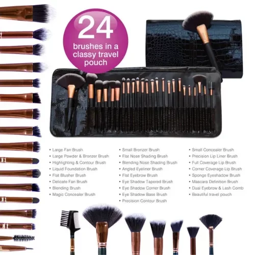 24 Piece Professional Cosmetic Make Up Brush Set_converted